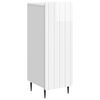 vidaXL Bufet Alb foarte lucios 34,5 x 33 x 92 cm Lemn prelucrat
