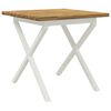 vidaXL Masă de dining pătrată 80 x 80 x 75 cm Lemn Solid de Acacia