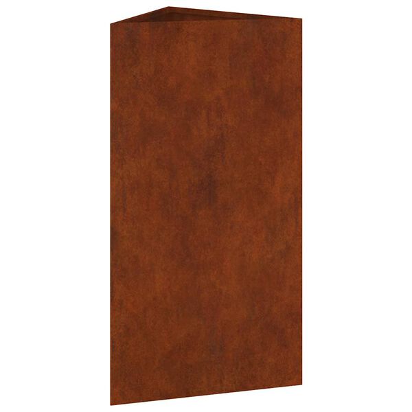 vidaXL Jardinieră de grădină, 40x34,5x75 cm, oțel corten
