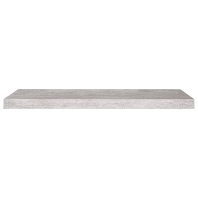vidaXL Rafturi de perete suspendate,2 buc,gri beton,80x23,5x3,8 cm,MDF