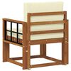vidaXL Set de canapele de exterior Lemn de acacia solid și poliester
