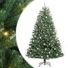 vidaXL Brad de Crăciun artificial cu ramuri articulare Verde 210 cm