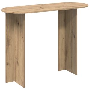 vidaXL Masă de consolă Stejar Artizanal 100 x 39,5 x 75 cm