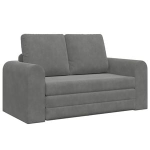 vidaXL Pat canapea Gri &icirc;nchis 148 x 71 x 83 cm Catifea