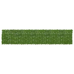 vidaXL Ecran de balcon cu frunze Verde și galben 500 x 100 cm