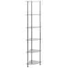 vidaXL Raft cu 6 niveluri transparent, 30x30x160 cm, sticlă securizată