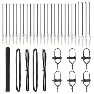 vidaXL St&acirc;lp de gard. Gri