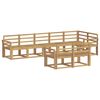 vidaXL Set de canapele de exterior 8 buc. Alb Lemn Solid de Acacia
