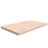 vidaXL Blat de baie, 100x60x4 cm, lemn masiv netratat