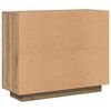 vidaXL Dulap, Stejar artizanal, 92x35x75 cm, lemn compozit