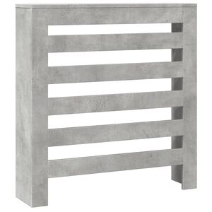vidaXL Mască pentru calorifer, gri beton, 78x20x82 cm, lemn prelucrat