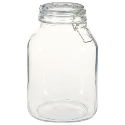 vidaXL Borcane din sticlă cu închidere ermetică, 12 buc., 3 L