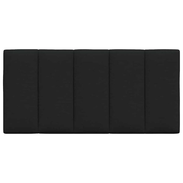 vidaXL Pernă pentru tăblie de pat, Hanko, negru, 100 cm, material textil