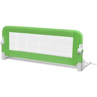 vidaXL Balustradă de siguranță pentru pat de copil, verde, 102x42 cm