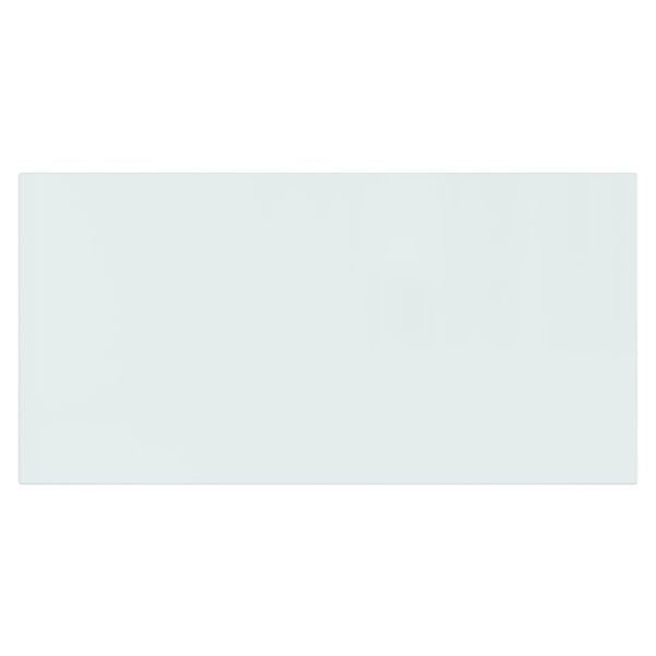 vidaXL Placă de sticlă pentru șemineu, dreptunghiulară, 100x50 cm