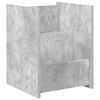vidaXL Raft pentru reviste Gri Concret 35 x 35 x 45 cm Lemn prelucrat