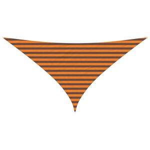 vidaXL P&acirc;nză de umbră Portocalie și maro 3 x 3 x 4,24 m