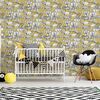 Noordwand Tapet &bdquo;Kids @ Home Jungle Animals Jaune&rdquo;, ocru
