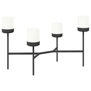 vidaXL Suport pentru flori Alb 125 x 55 x 81 cm Polipropilenă și Oțel