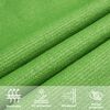 vidaXL Pânză parasolar, verde deschis, 3x6 m, HDPE, 160 g/m²