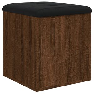 vidaXL Bancă de depozitare, stejar maro, 42x42x45 cm, lemn prelucrat