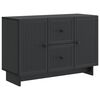 vidaXL Bufet cu sertar Negru 89 x 34,5 x 60 cm Lemn prelucrat