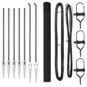 vidaXL St&acirc;lp de gard. Gri