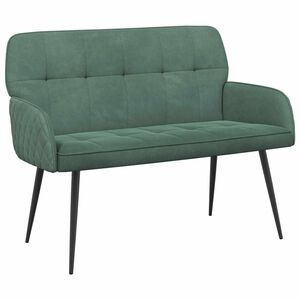 vidaXL Canapea cu 2 locuri și picioare de metal 2-Locuri Verde Mării
