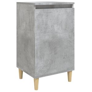 vidaXL Noptieră, gri beton, 40x35x70 cm, lemn prelucrat