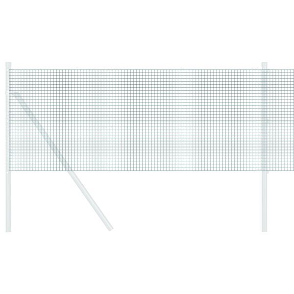 vidaXL Gard din s&acirc;rmă sudată Verde 0.8 x 50 m