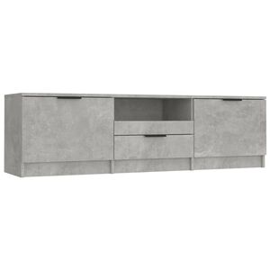 vidaXL Comodă TV, gri beton, 140x35x40 cm, lemn prelucrat