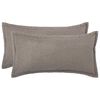 vidaXL Husă pentru pernă 2 pcs HOUTEN Gri deschis 40 x 70 cm Boucl&eacute;
