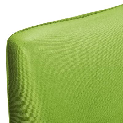 vidaXL Huse de scaun elastice drepte, 4 buc., verde