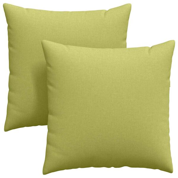 vidaXL Perne pentru canapea 2 pcs Verde deschis 60 x 60 cm țesătură