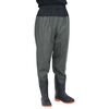 vidaXL Pantaloni cu talie &icirc;naltă cu cizme, verde &icirc;nchis, mărimea 39