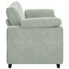 vidaXL Canapea loveseat gri deschis 180x77x82 cm catifea