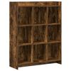 vidaXL Bibliotecă Stejar fumuriu 87,5 x 30 x 111 cm Lemn prelucrat