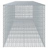 vidaXL Coș gabion cu capac, 550x100x100 cm, fier galvanizat