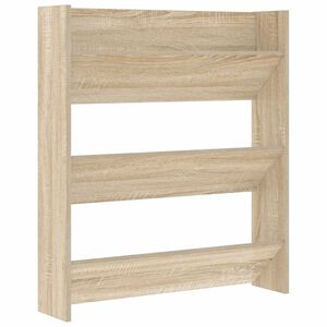 vidaXL Pantofar de perete, stejar sonoma, 80x18x90 cm, PAL