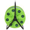 vidaXL Tambur furtun autonom verde set racorduri furtun 0,5" 20 m PVC