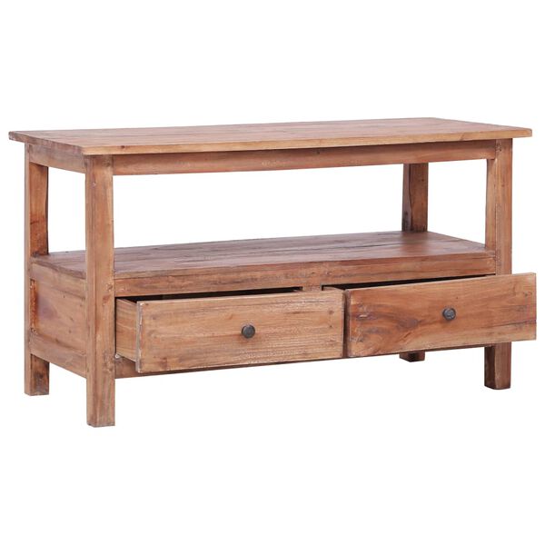 vidaXL Comodă TV, 90 x 40 x 50 cm, lemn masiv reciclat