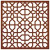vidaXL Decor perete de grădină 55x55 cm, design maur, oțel Corten