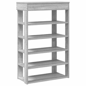 vidaXL Pantofar, gri sonoma, 60x30x98 cm, lemn prelucrat