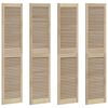 vidaXL Ușă de Dulap cu ușă 4 buc. natural 170 x 2,1 x 39,5 cm