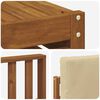 vidaXL Set de canapele de exterior cu pernă 6 pcs Natural și Bej