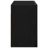 vidaXL Dulap de perete de baie, negru, 60x25x40 cm, lemn prelucrat