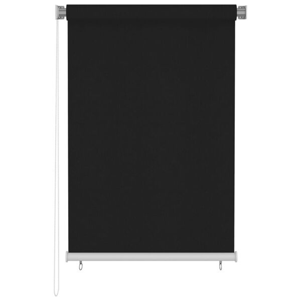 vidaXL Jaluzea tip rulou de exterior, 100 x 140 cm,negru