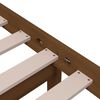 vidaXL Cadru de pat mic single, maro miere, 75x190 cm, lemn masiv