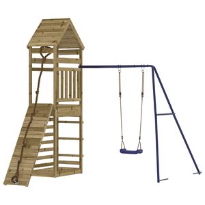 vidaXL Set de joacă pentru exterior, lemn de pin impregnat