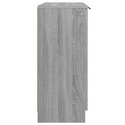 vidaXL Servantă, sonoma gri, 60x30x70 cm, lemn prelucrat